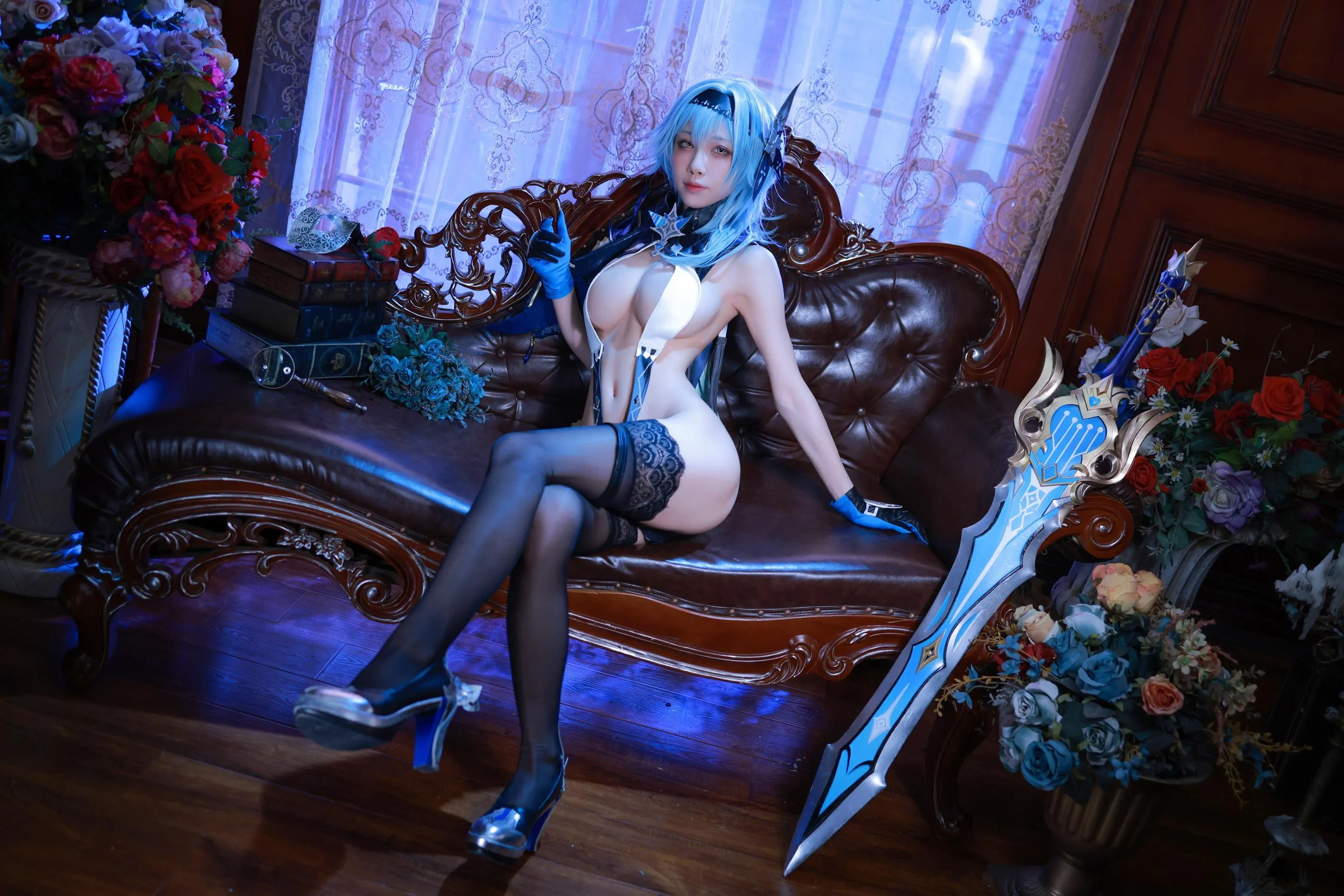 水淼Aqua – NO.89 原神 优菈 3套-内衣装60p [60P]插图8